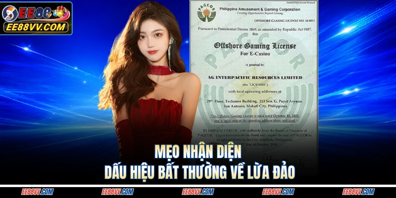 Mẹo nhận diện dấu hiệu bất thường về lừa đảo