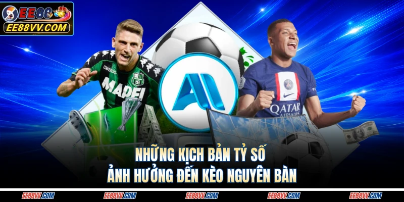 Những kịch bản tỷ số ảnh hưởng đến kèo nguyên bàn